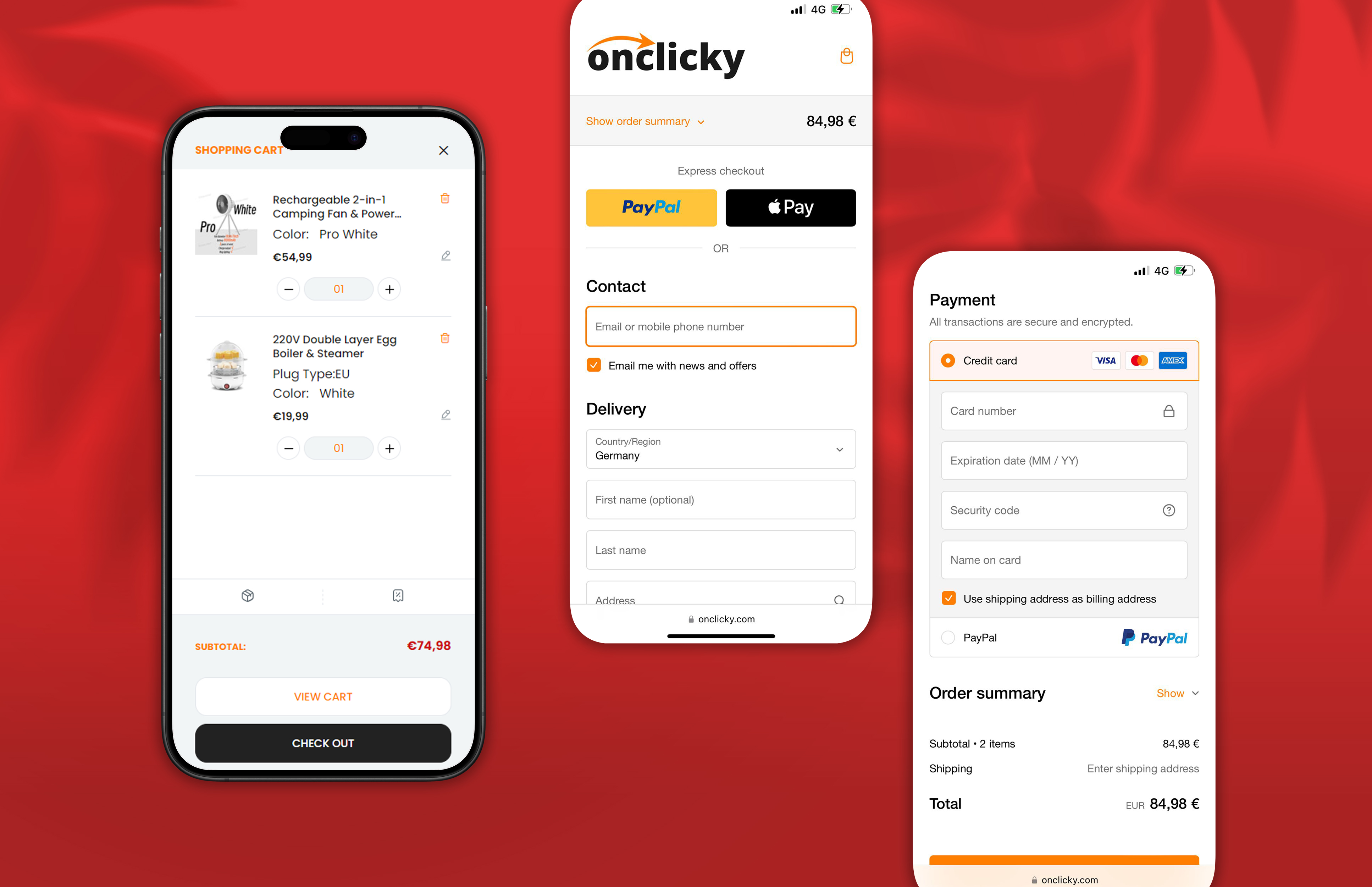 Onlicky - Ecommerce Store for Germany